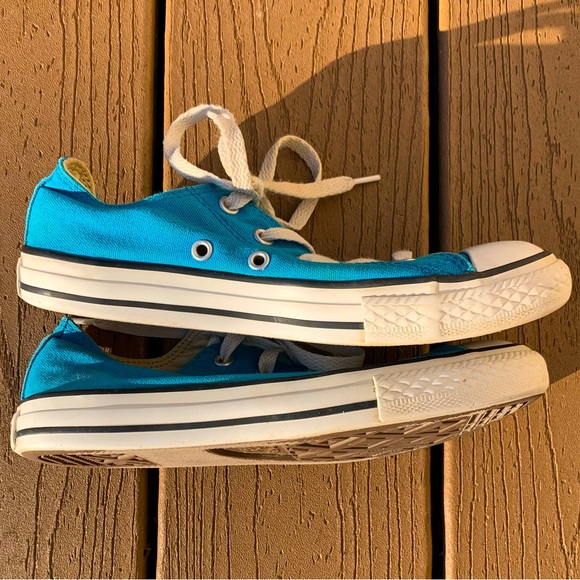 CONVERSE ALL STAR CHUCK TAYLOR UNISEX LO TOP LACE UP SNEAKERS YOUTH SIZE 3 - Picture 5 of 8